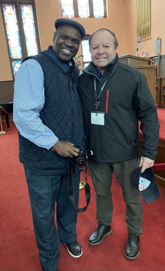 Odell And Bill At The Martin Luther King Church In Atlanta