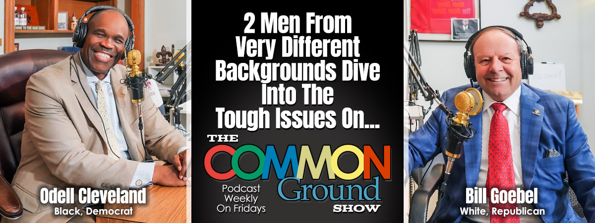 2 Men From Very Different Backgrounds Dive Into The Tough Issues On The Common Ground Show.